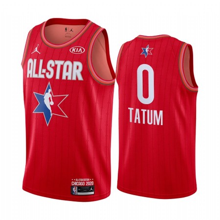 Maglia NBA Boston Celtics Jayson Tatum 0 2020 All-Star Jordan Brand Rosso Swingman - Uomo